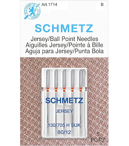ジャージ needles Amazon.com: SCHMETZ Jersey (130/705H SUK) Sewing Machine Needles